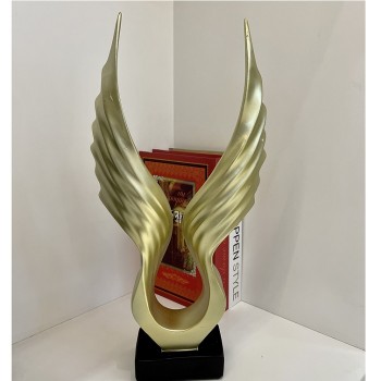 Tượng đôi cánh mạ vàng trang trí nội thất